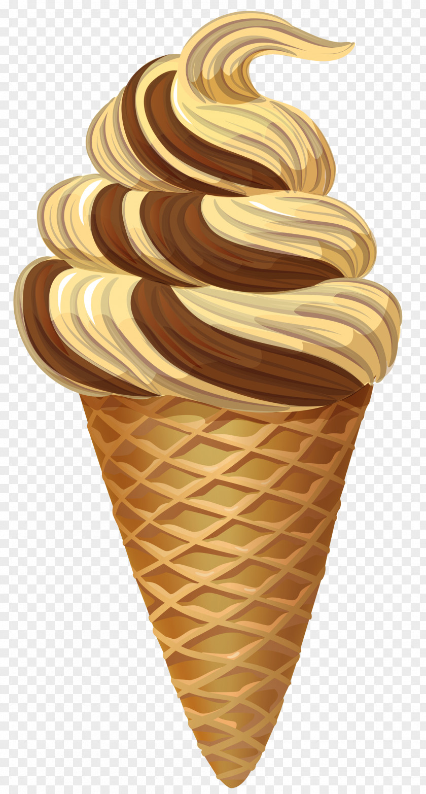 Transparent Caramel Ice Cream Cone Picture Chocolate PNG