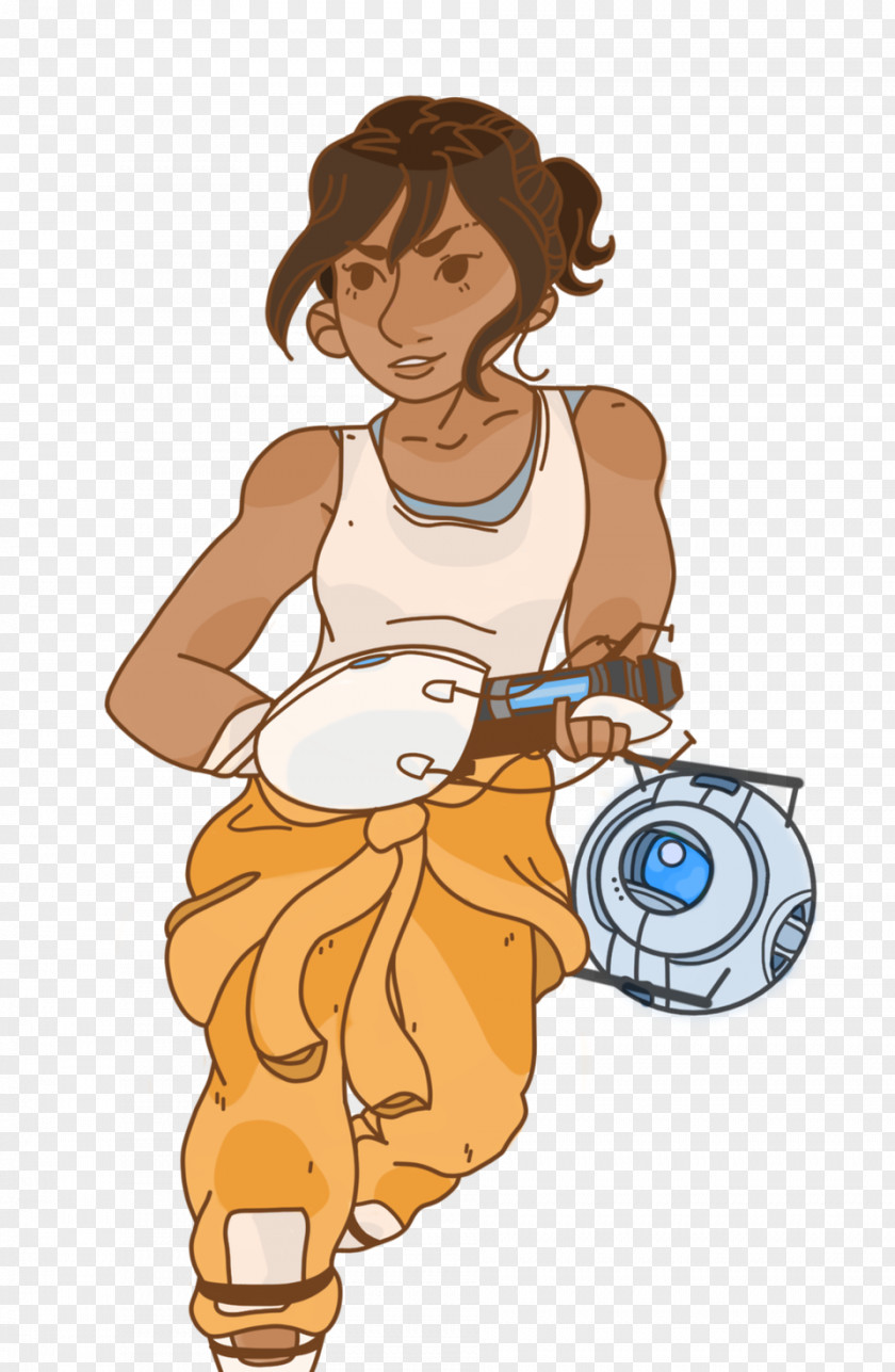 Unauthorized Portal 2 Chell Thumb PNG