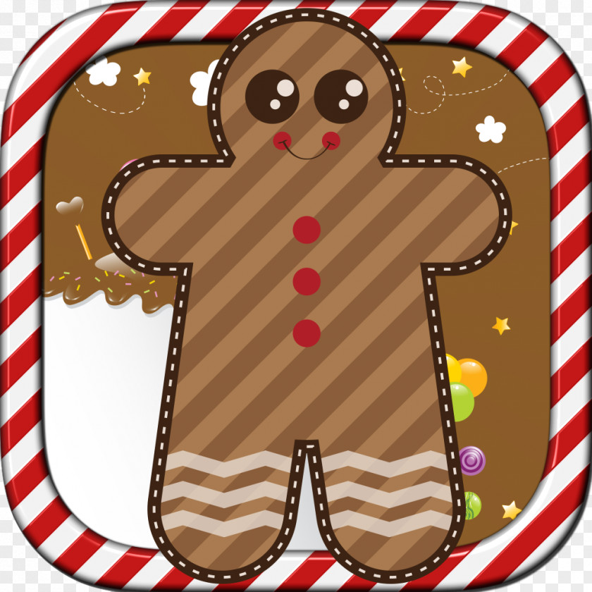 Gingerbread Man Lebkuchen Christmas Ornament Decoration PNG