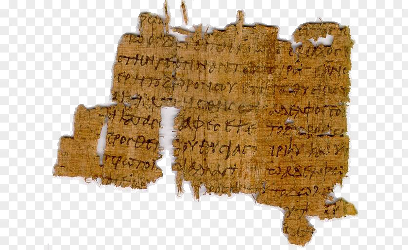 Handwritten Nag Hammadi Sermon On The Mount New Testament Gospel Of Matthew Papyrus PNG