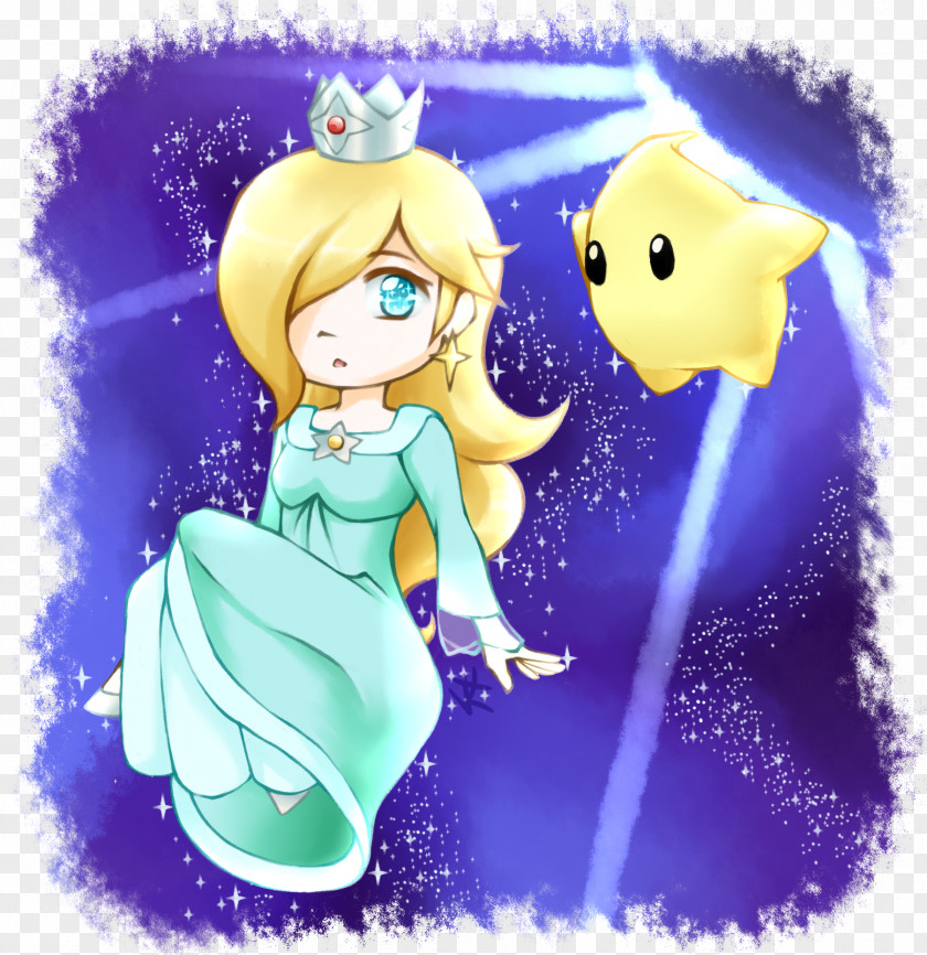 Kirby Rosalina Super Mario Galaxy Princess Peach Drawing PNG