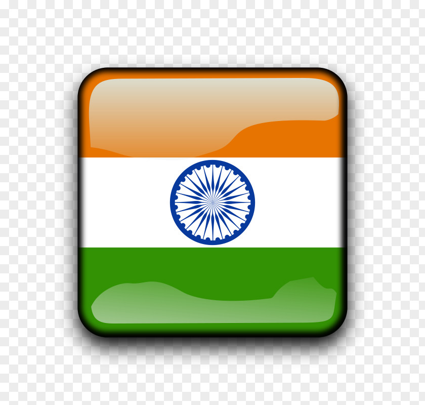 Sickle And Star Flag Of India National Clip Art PNG