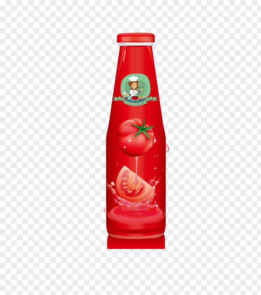 Tomato Juice Beer Wine Bottle Ketchup PNG
