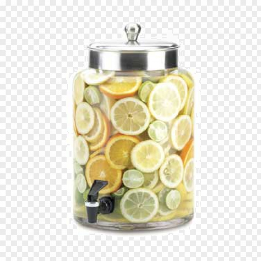 Two Glass Jars Infusion Gallon Drink Dispenser PNG