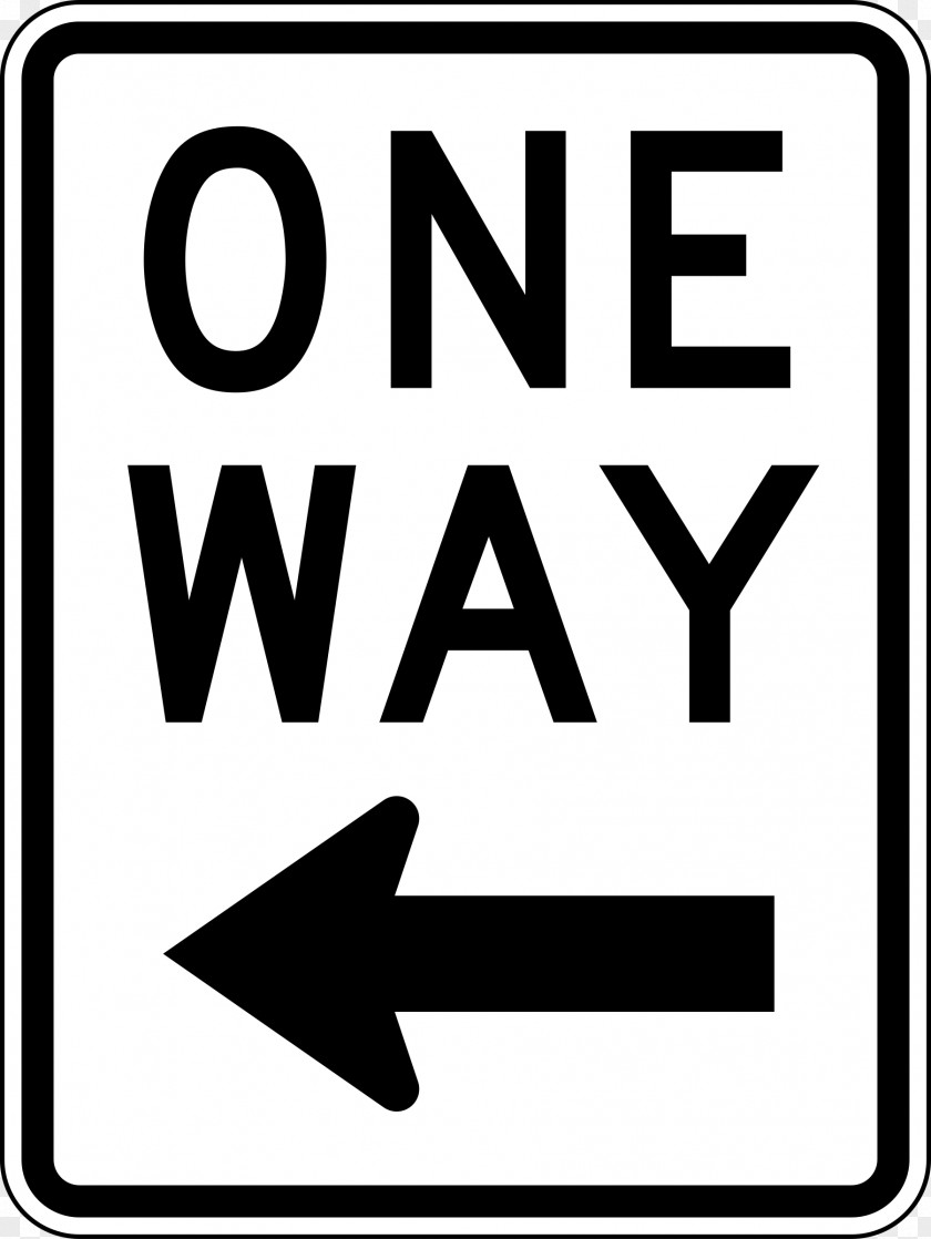 WAY Traffic Sign One-way Manual On Uniform Control Devices Arrow PNG