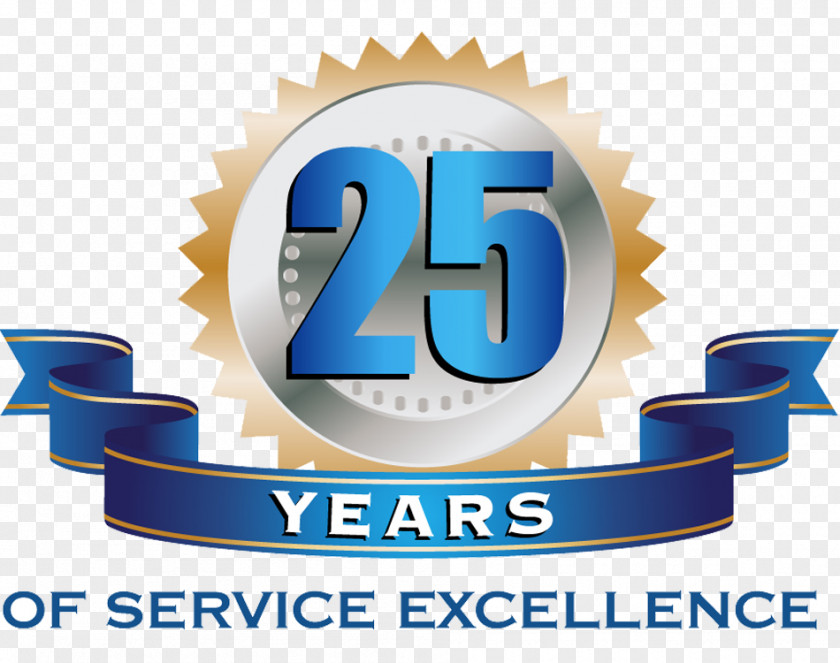 25 Anniversary Badge Mover Small Business Company Corporation PNG