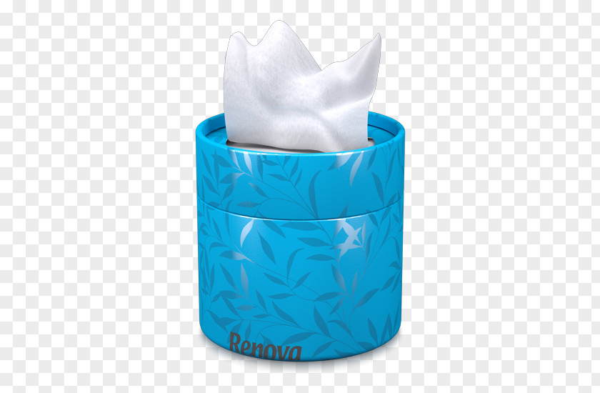 Blue Box Tissue Paper Handkerchief Facial Tissues PNG