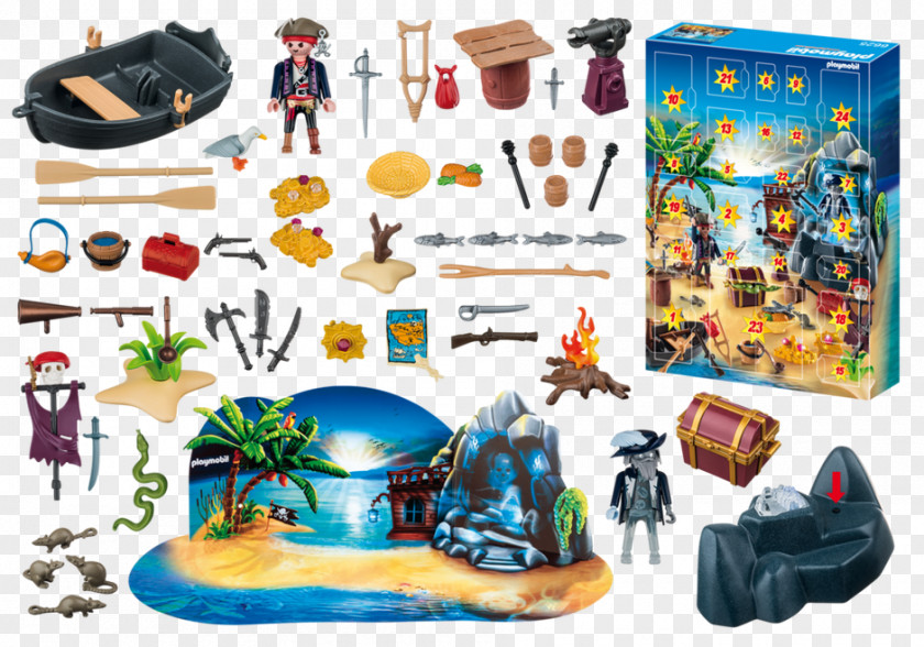 Classified Top Secret Toys PLAYMOBIL Pirate Treasure Island Playset Advent Calendars PNG