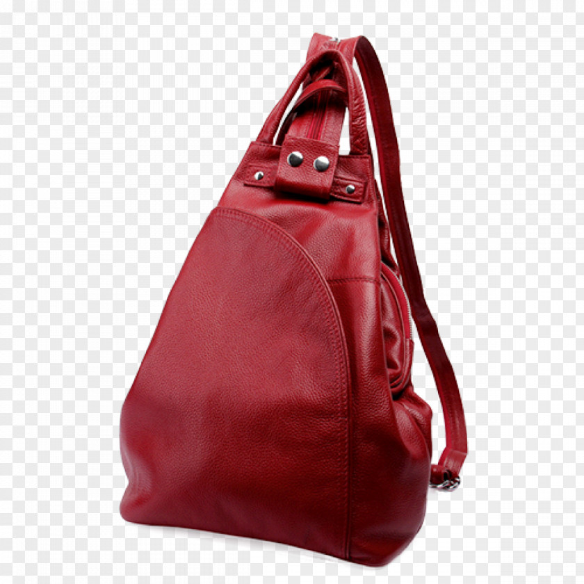 Handbag Backpack Leather Red Baggage PNG Baggage, backpack clipart PNG