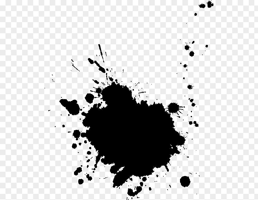 Ink Black And White PNG