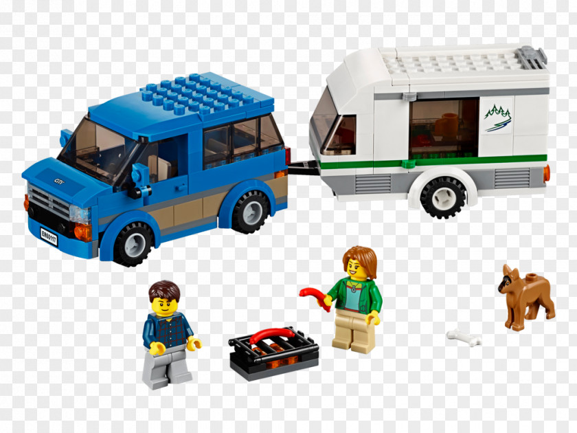 Lego City LEGO 60117 Van & Caravan Toy Hamleys 60181 Forest Tractor PNG