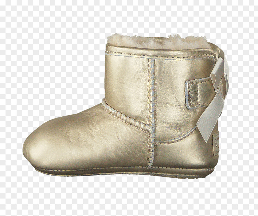 Metallic Feel Shoe Boot Walking Beige PNG