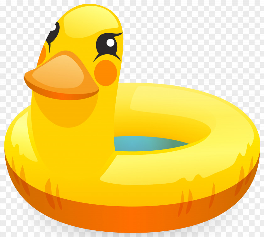 Duck Swimming Ring Clip Art Image Swim Pool PNG
