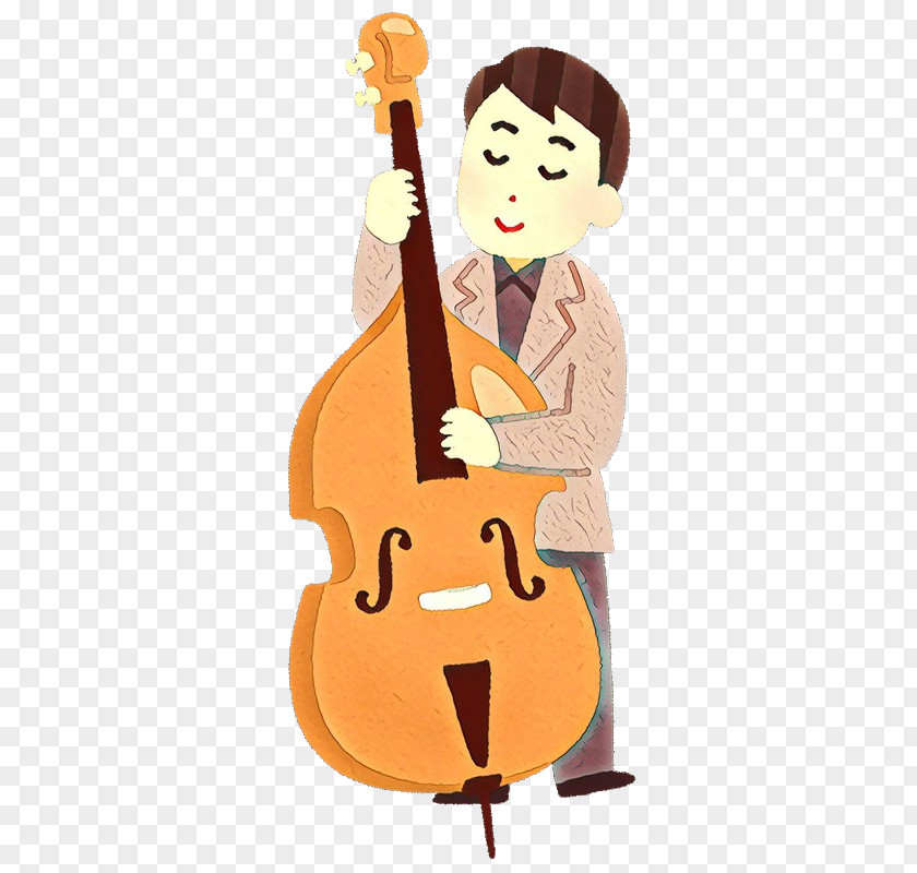 String Instrument Cartoon Musical Double Bass PNG