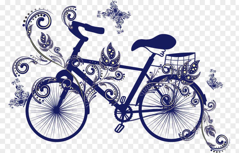 Vector Bike Bicycle Wheel Euclidean Illustration PNG
