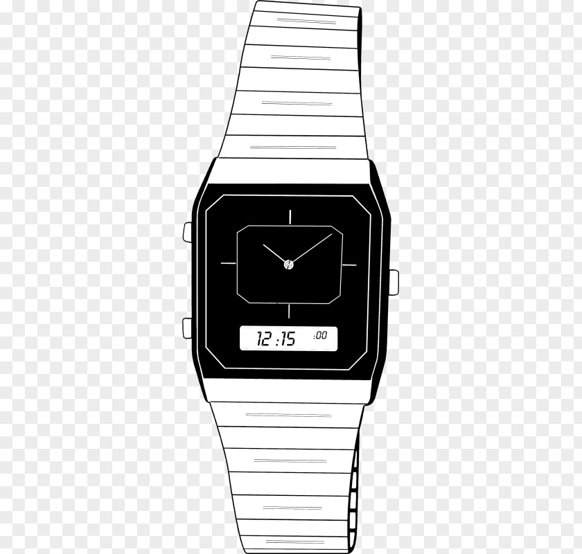 Watch Strap Digital Clock Clothing Accessories PNG