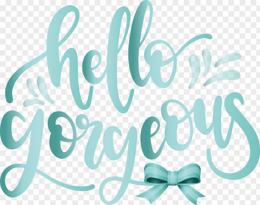 Fashion Hello Gorgeous PNG