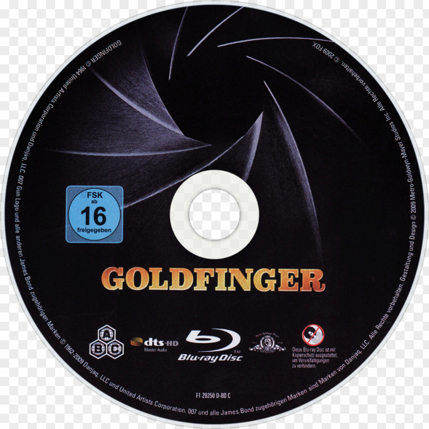 Goldfinger Compact Disc Oddjob Blu-ray Download James Bond Film Series PNG