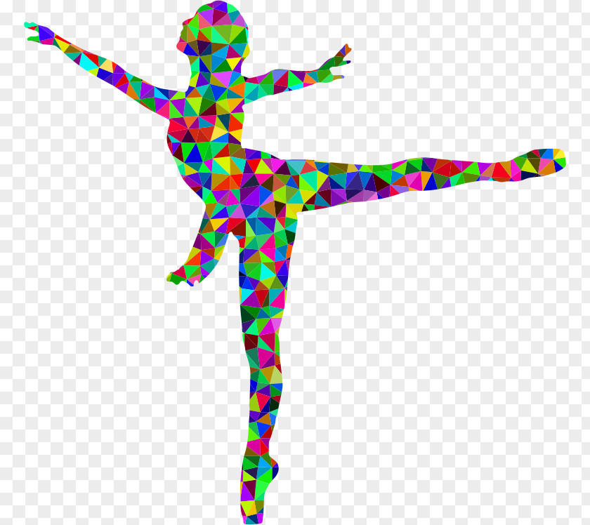 Lowpoly Low Poly Ballet Dancer Polygon Clip Art PNG