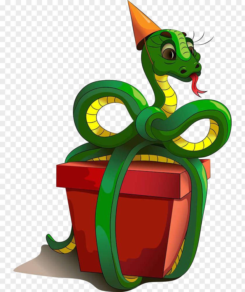Cartoon Snake Material Photography Gift Illustration PNG