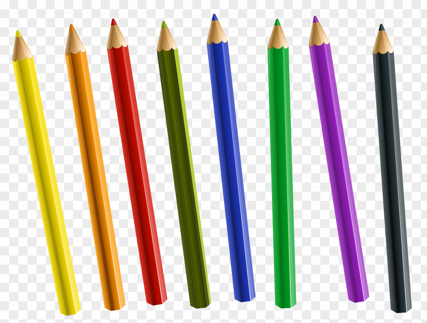 Pencil Colored Writing Implement PNG