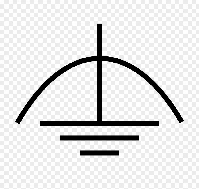 Symbol Circuit Diagram Ground Funktionserdung Electrical Bonding PNG