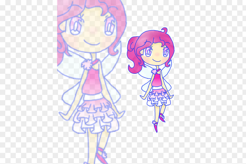 Pink Fairy Visual Arts Sketch PNG