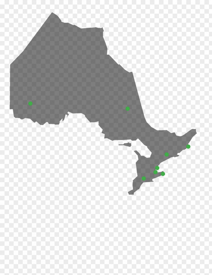 Quebec Flag Of Ontario Map PNG