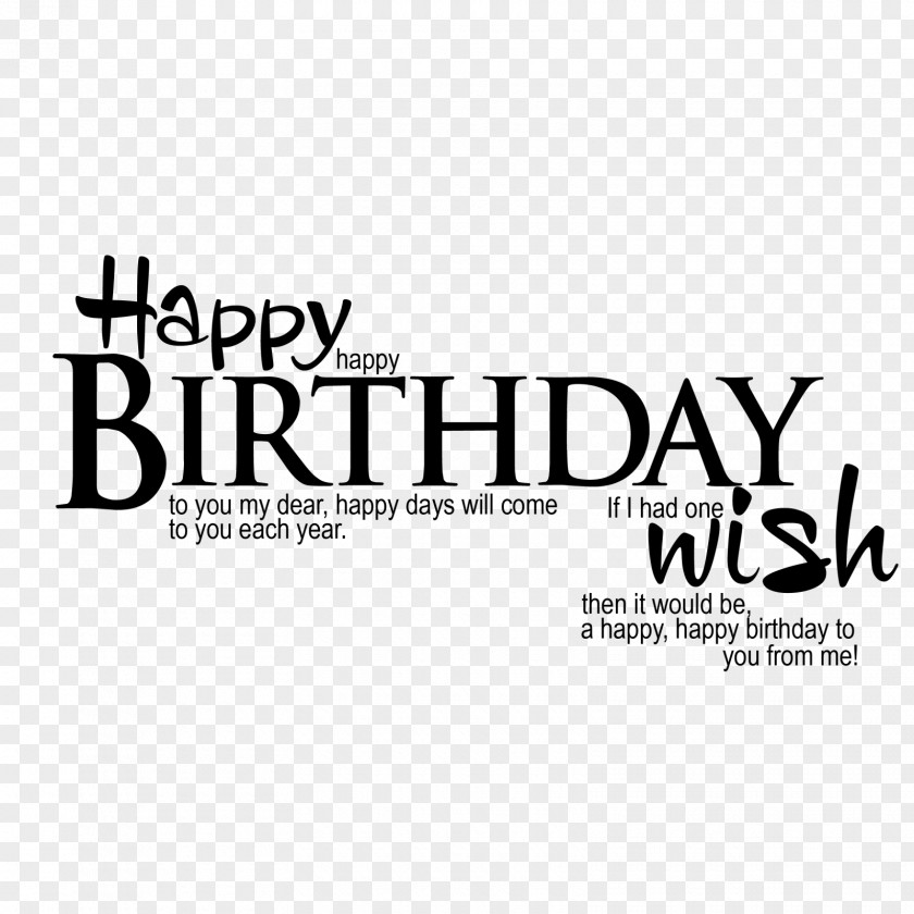 Birthday Wish Greeting Happiness PNG