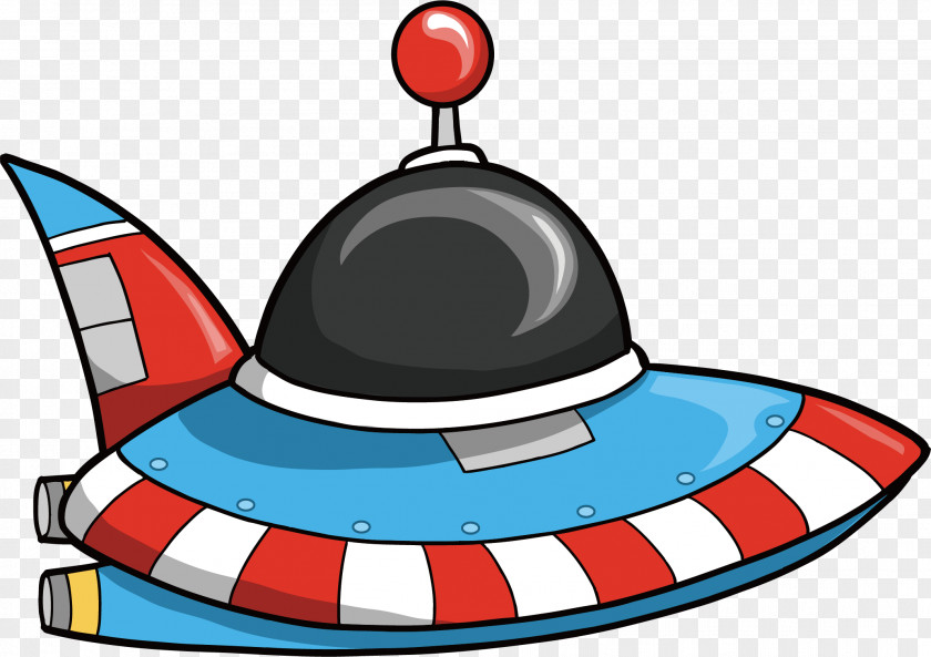 Color Ship Outer Space Flying Saucer Spacecraft Clip Art PNG