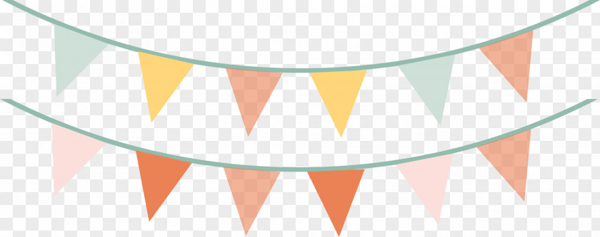 Orange Simple Flag Graphic Design PNG