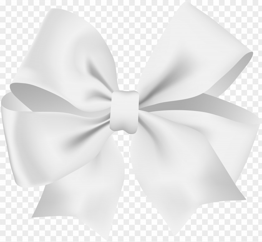 White Bow Ribbon Clothing Accessories Tie Necktie Fashion PNG