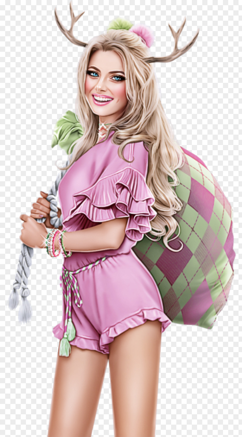Clothing Pink Blond Shorts Costume PNG