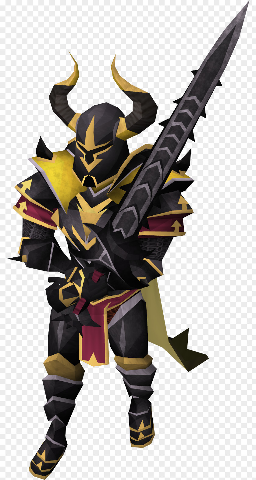 Knight RuneScape Black Armour Game PNG