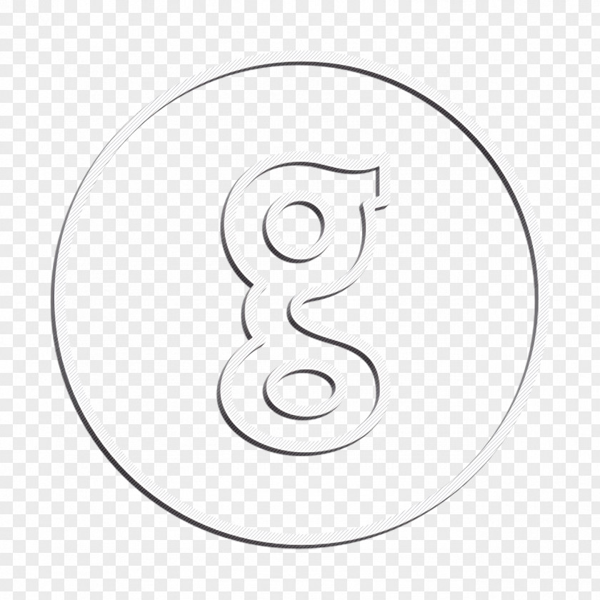 Logo Blackandwhite Circles Icon Github Line PNG