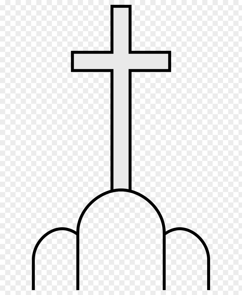 Pictures Of The Cross Calvary White Black Area Pattern PNG