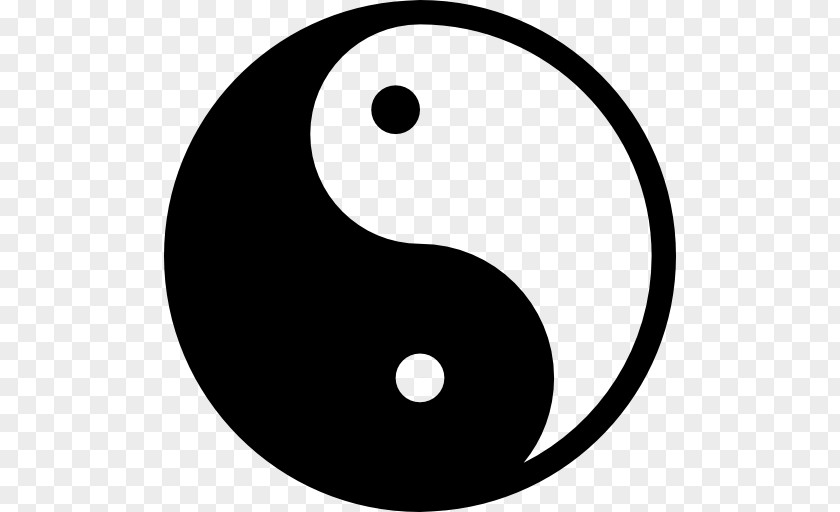 Symbol Yin And Yang Stencil Tai Chi PNG