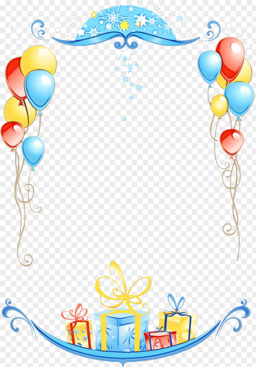 Balloon Gift New Year PNG