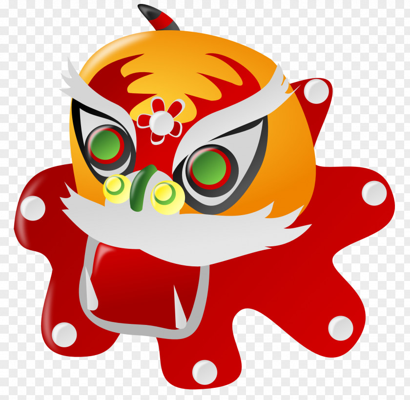 Chinese New Year Transparent Background Lion Dance Clip Art PNG
