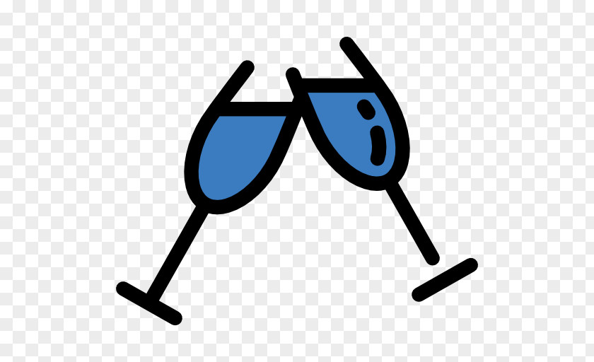 Cocktail Champagne Party Food Icon PNG