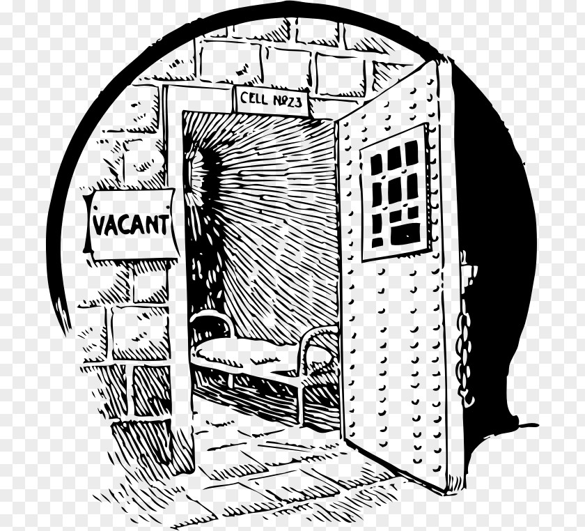 Jail Cell Prison Open Escape Clip Art PNG