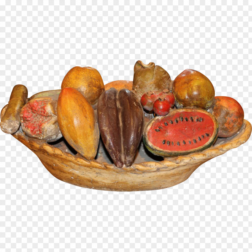 CHILLI POWDER Folk Art Sculpture Painting Fruit Bowl PNG