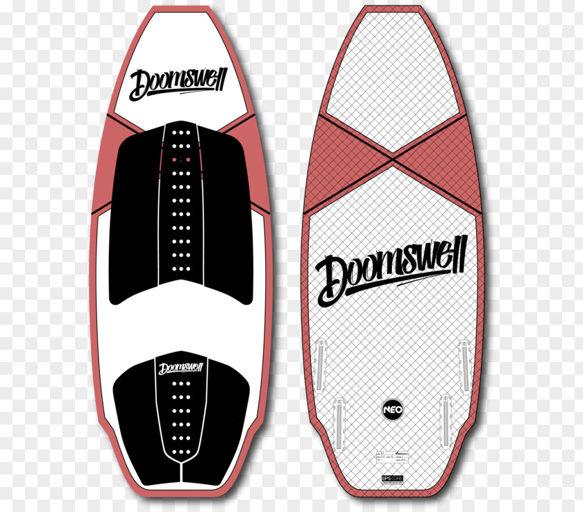 Neo-chinese Style Wakesurfing Wakeboarding Surfboard PNG