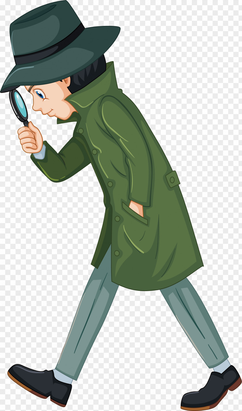 A Detective With Magnifying Glass Sherlock Holmes Stock Photography Royalty-free PNG