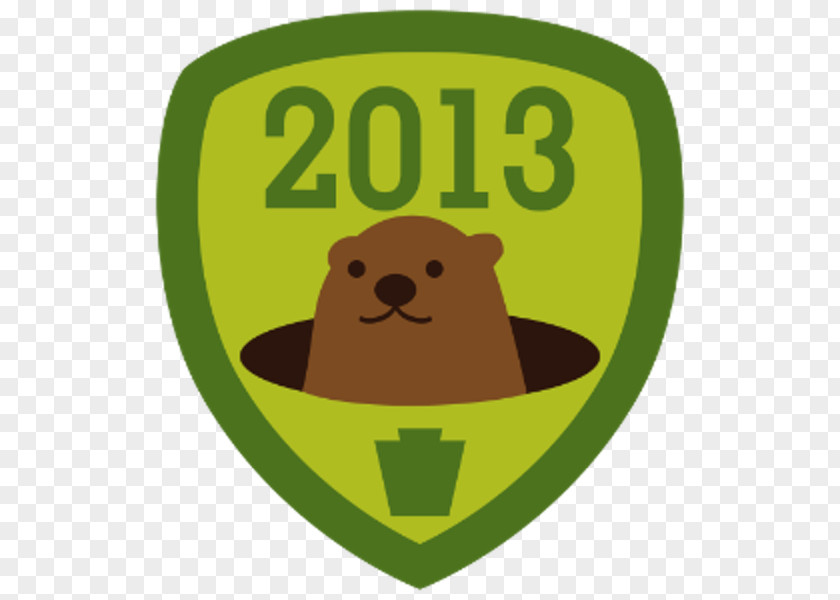 Groundhog Day 2 February Badge Logo PNG