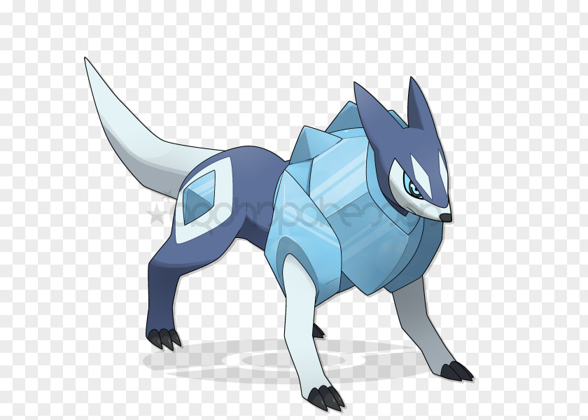 Ice Wolf Pokémon Sun And Moon Canidae Types PNG