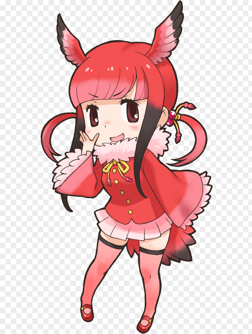 Kemono Friends Scarlet Ibis Crested Tama Zoological Park PNG