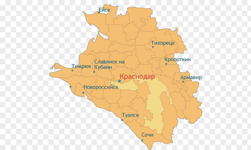 Map Krasnodar Krais Of Russia Image Gelendzhik Bay PNG