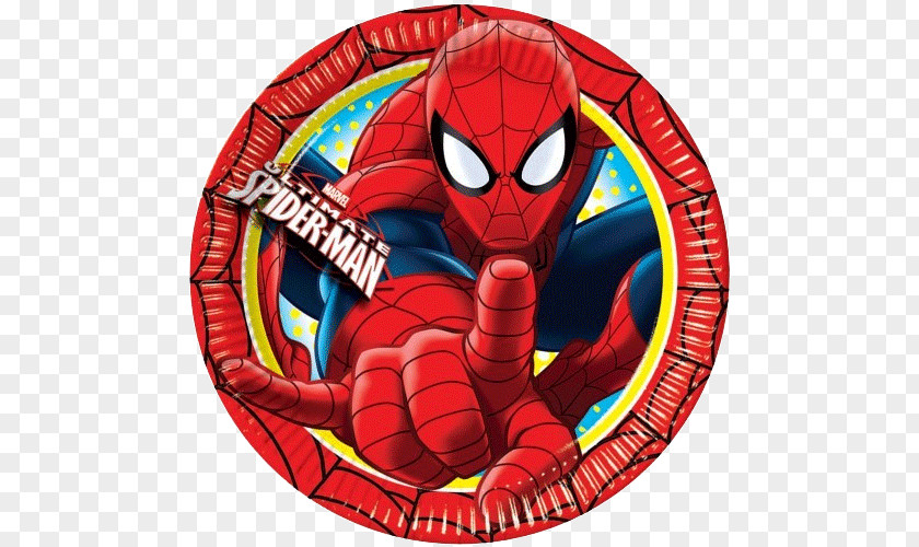 Spider-man Ultimate Spider-Man Superhero Cloth Napkins Plate PNG