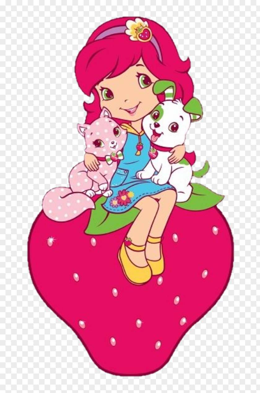 Strawberry Shortcake Cartoon Drawing PNG